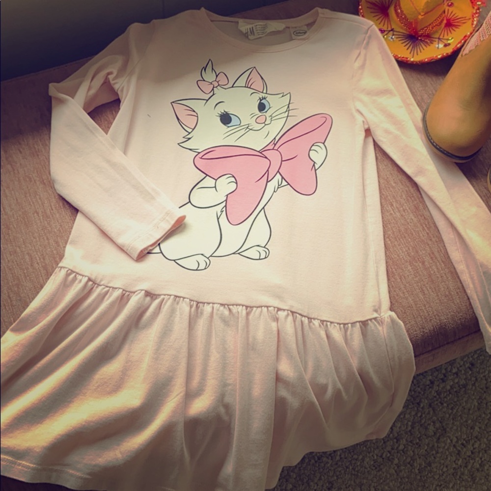 Disney’s 🐱 Marie Long-Sleeve T-Shirt Dress